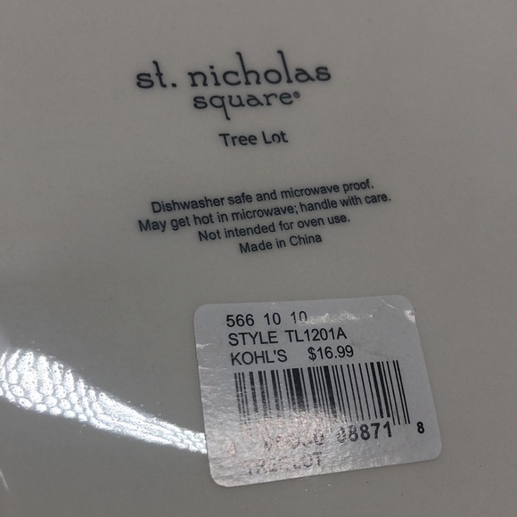 St. Nicholas square plate christmas #3 - Picture 3 of 5